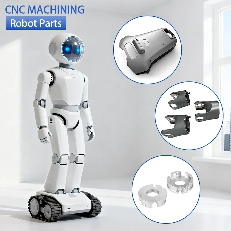 CNC 5axis Machining Robot Metal Parts factory